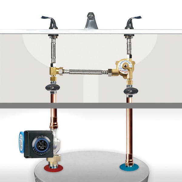 Hot Water Recirculation Kit For Tanks W/ Single Pipe System